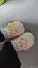 梵昇昱 洞洞鞋女款可爱踩屎感厚底防滑凉鞋EVA度假夏季外穿包头拖鞋 白蓝星星cute猫【36-37】偏小码 实拍图