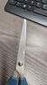 得力（deli）170mm办公生活家用剪刀 中号剪子手工剪纸刀 办公用品 黑色0603 实拍图