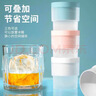 Jidaocook冰块模具制冰盒球形冰模威士忌冰球制冰器冰格大冰块球 冰粉色+冰蓝色【2个】 【硅胶易脱模】大号冰球 实拍图