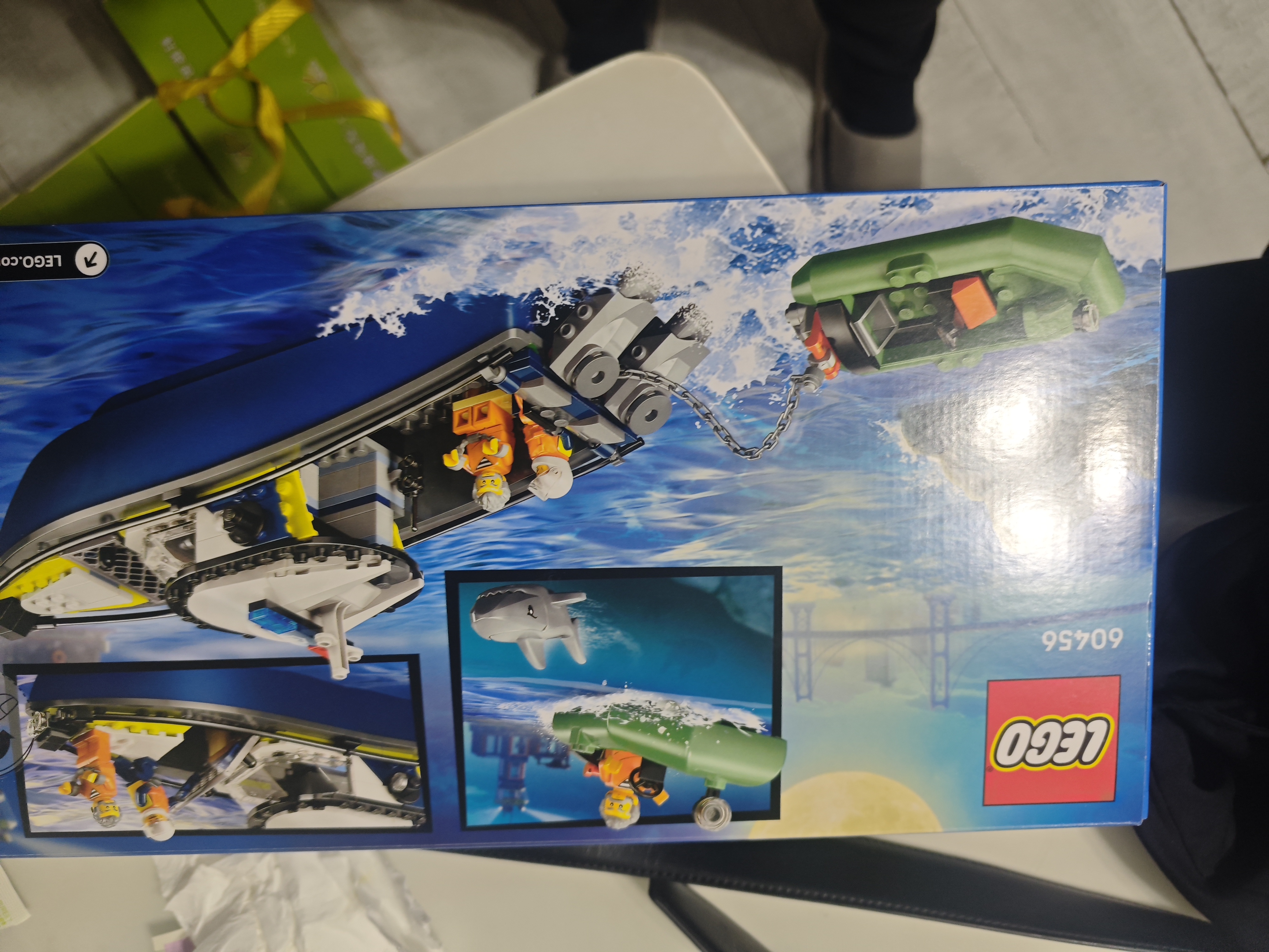 乐高（LEGO）积木城市组60456 警用巡逻艇大追击男女孩儿童玩具生日礼物摆件 实拍图