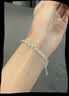 中国黄金（CHINA GOLD）S925银凤尾手链女款轻奢小众手串饰品情人节生日礼物送女友老婆 【今/次日达】凤尾手链 实拍图