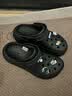 卡骆驰（CROCS）经典泡芙Clog男女一脚蹬懒人沙滩洞洞鞋 黑色 36 实拍图