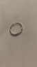 唯一（Winy）施华洛世奇锆999足银情侣对戒男女款一对戒指送女友求婚表白礼物 实拍图