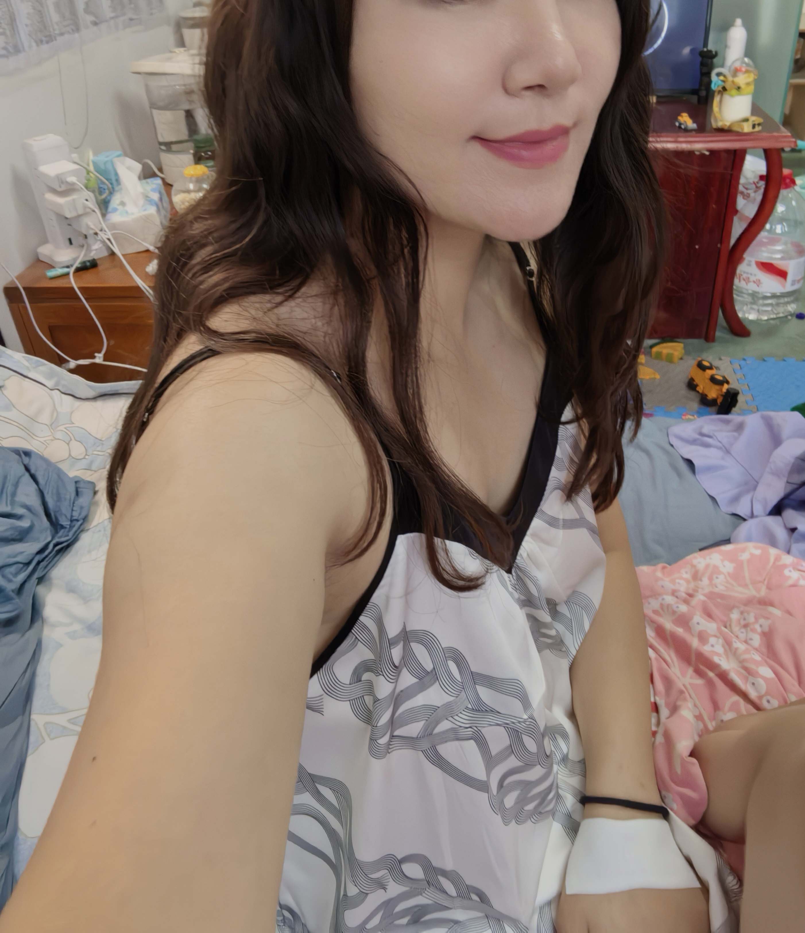草本初色睡裙女仿真丝性感吊带可外穿女士睡衣冰丝凉感春夏季薄款家居服 实拍图
