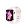 Apple/苹果 Watch S11 智能手表GPS+蜂窝款42毫米玫瑰金色铝金属表壳淡桃粉色运动型表带S/M MF984CH/B 实拍图