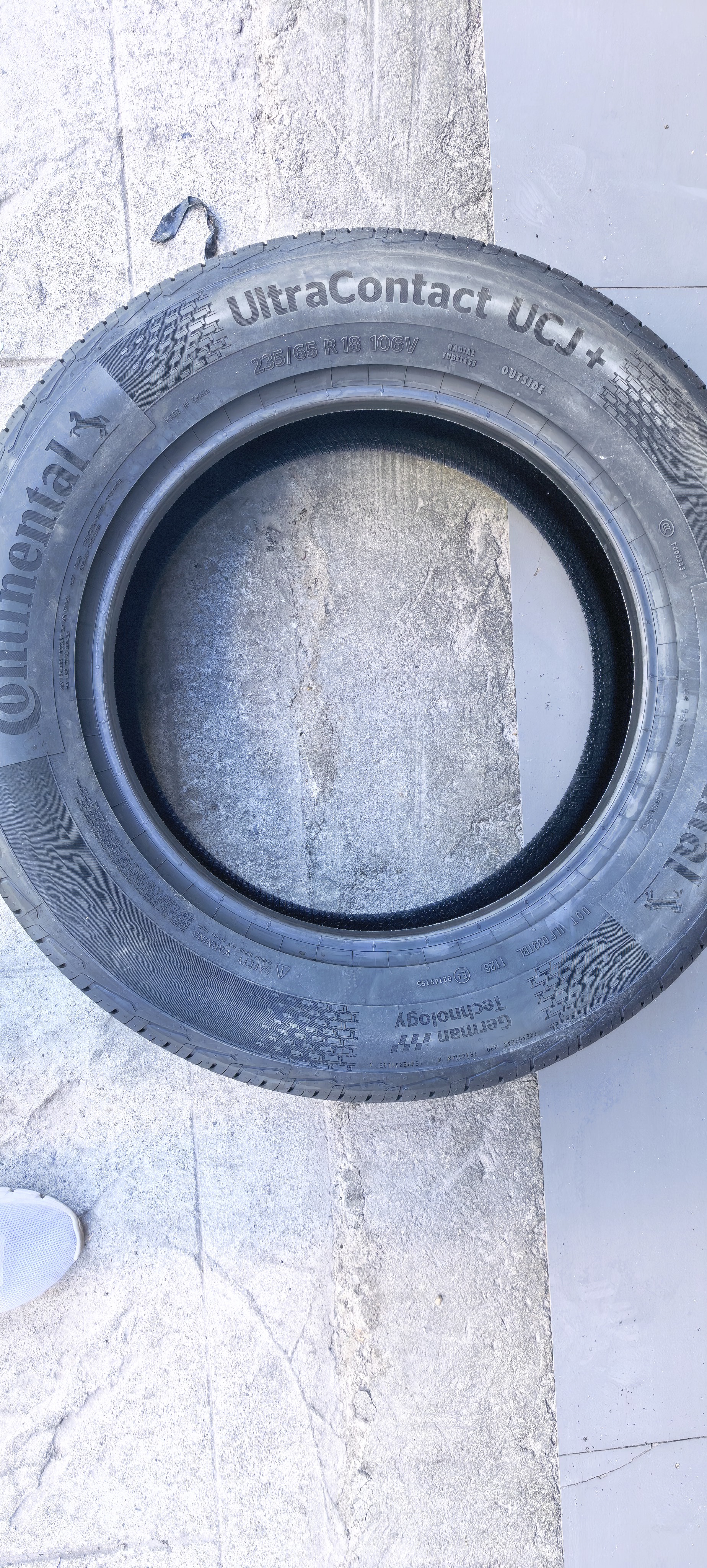 马牌（Continental）汽车轮胎235/65R18 106V FR UCJ+ 适配凯迪拉克XT5/SRX 日产楼兰 实拍图