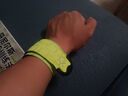 瑞尔士跑步手臂灯绑裤脚充电灯警示信号反光户外运动夜跑手环骑行束裤带 充电款-绿色 实拍图