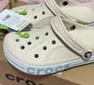 卡骆驰（CROCS）贝雅卡骆班洞洞鞋轻便耐磨一脚蹬休闲鞋女鞋时尚沙滩鞋|205089 冬日白/彩色-1LI 36 /37(220mm) 实拍图