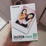 INSTAX富士instax立拍立得 mini相纸 白边双包20张(适用miniSE/11/12/40/90/LiPlay/EVO/Link3) 实拍图
