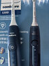 飞利浦（PHILIPS）父亲节礼物声波电动牙刷钻石3系 5倍洁齿5种模式 洁净亮白2刷头 生日礼物送男士/女友 HX5181/02蓝 实拍图