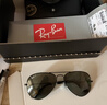雷朋（RayBan）经典飞行员系列太阳镜开车墨镜男女户外眼镜0RB3025 002/58黑色镜框偏光镜片 尺寸62 实拍图
