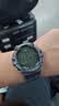 卡西欧（CASIO）复古小方块多功能户外防水男士手表AE-1500WH-8BVDF 藏蓝色七夕 实拍图