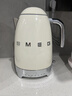 SMEG/斯麦格复古电热水壶KLF04烧水养生壶大容量家用不锈钢恒温泡茶咖啡自动断电保温生日乔迁新婚礼物 1.7L 奶白色 实拍图