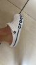卡骆驰（CROCS）贝雅卡骆班洞洞鞋|205089 白/深蓝-126   37 /38(230mm)   实拍图