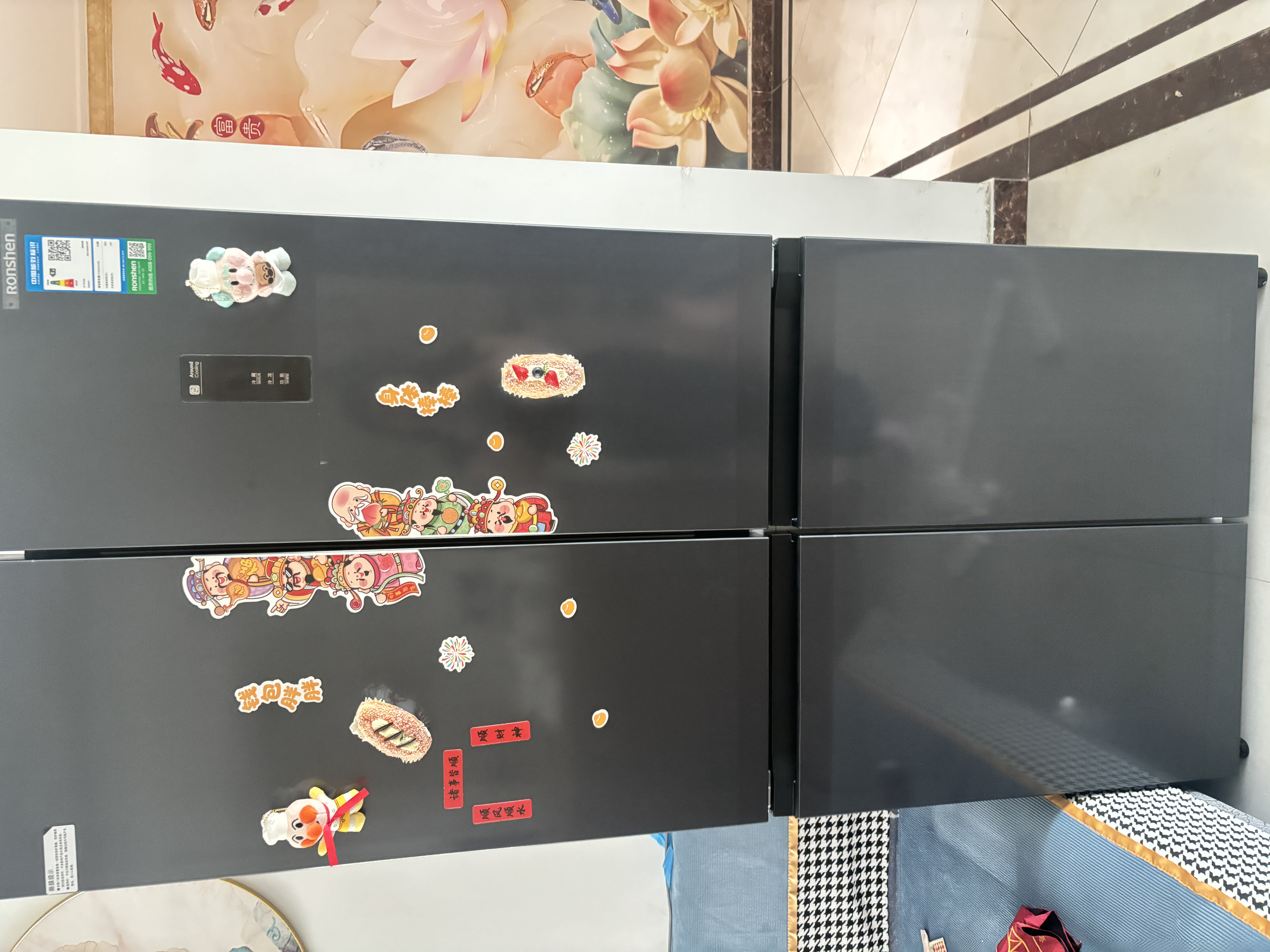 容声520升十字门四开门电冰箱超薄大容量双变频风冷无霜家用一级能效国家补贴以旧换新BCD-520WD12FP灰 【大容量双变频】【CCA抗菌净味】 实拍图