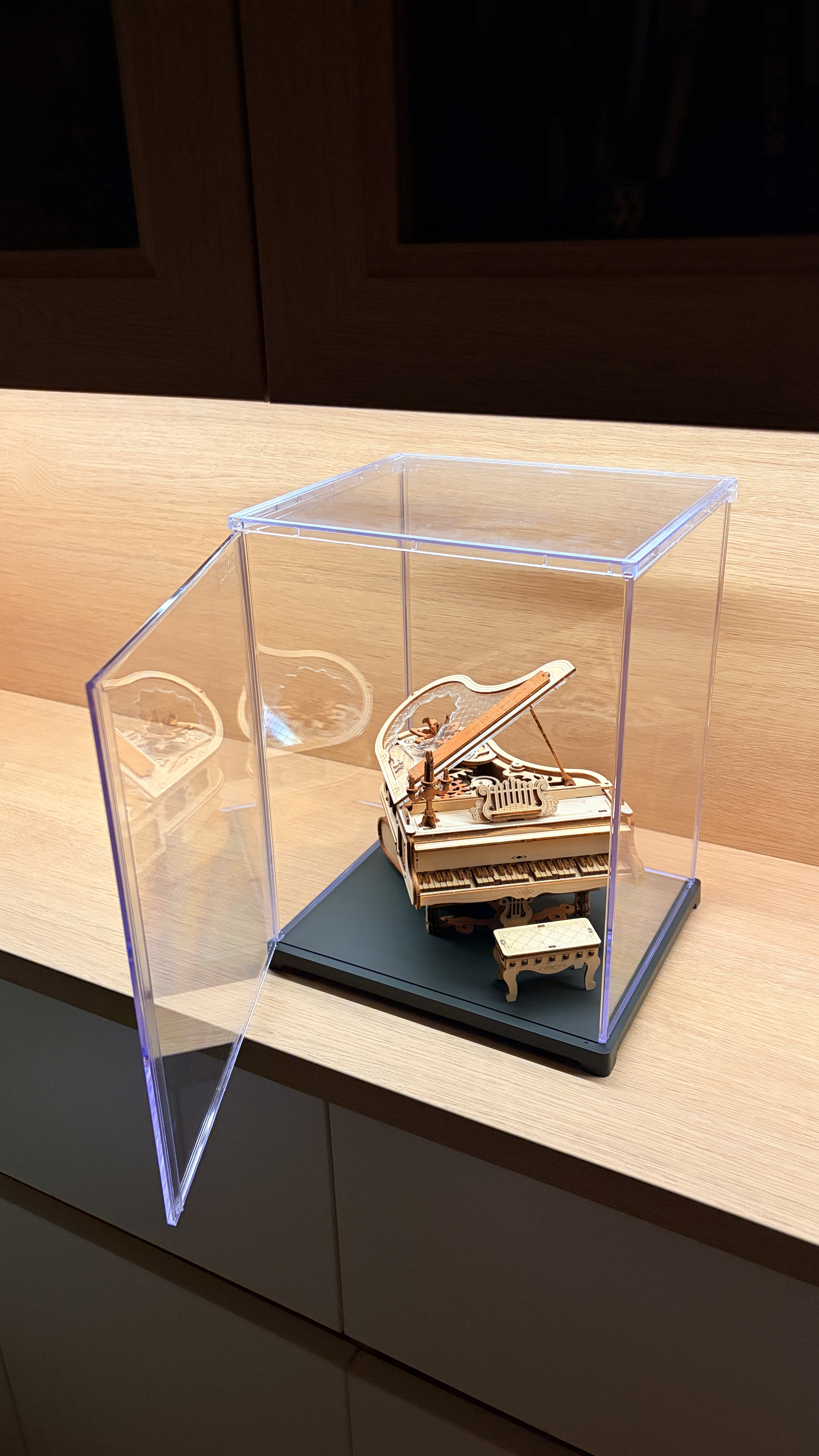 若客（ROKR）蝴蝶防尘罩 积木diy防水防尘高亮透明罩展示盒【不含产品】 实拍图