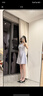 UR春季新款女摩登气质褶皱收腰显瘦无袖连衣裙UYY750030 淡紫 S 实拍图