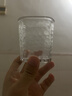 高颜值锤纹杯初雪玻璃杯日式家用水杯威士忌酒杯方形杯子简约 初雪 200ml 2只 鱼鳞透明 实拍图