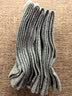 MUJI[自营限定款] 直角袜 袜子 5双装 均码 运动 灰色 均码25-27cm 实拍图