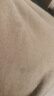优衣库精纺美利奴羊毛圆领针织衫/短袖女装T恤通勤休闲百搭485306 485306/34驼色 M 实拍图