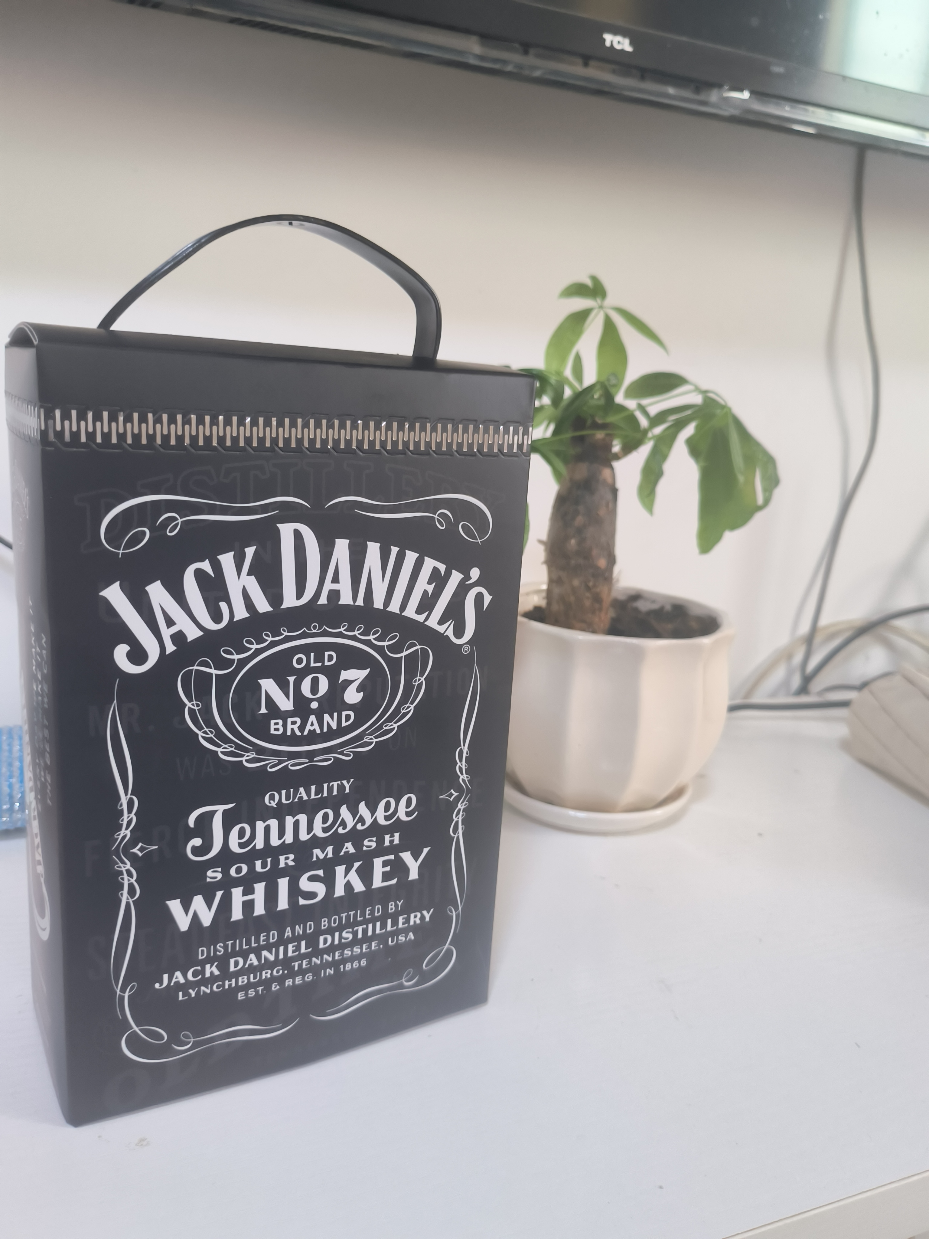 杰克丹尼（Jack Daniels）美国田纳西州 调和型威士忌 黑标双支礼盒装500ml *2  节日送礼 实拍图