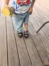 NEW BALANCE童鞋儿童男女0-7岁夏季凉鞋舒适透气轻便魔术贴809P3 26码 实拍图