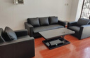 诺雄 办公沙发简约现代三人位办公家具商务会客接待办公室沙发茶几组合 西皮  黑 单人位  沙发 实拍图