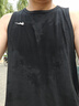 耐克男子速干训练背心夏季无袖运动圆领柔软NIKE DRI-FIT AR6070 010黑/(白) XL 实拍图