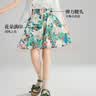 ASK JUNIOR童装儿童裤子女童夏装新品短裤撞色印花裙裤五分裤休闲花苞裤 实拍图