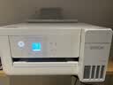 爱普生（EPSON）【6代新品】L4356墨仓式彩色无线AI学习打印机一体机家用/办公  L4266升级版(自动双面 液晶屏 白) 实拍图