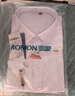 罗蒙（ROMON）纯色商务职业正装男士白衬衫工装外套长袖衬衣男CS108白色L 实拍图