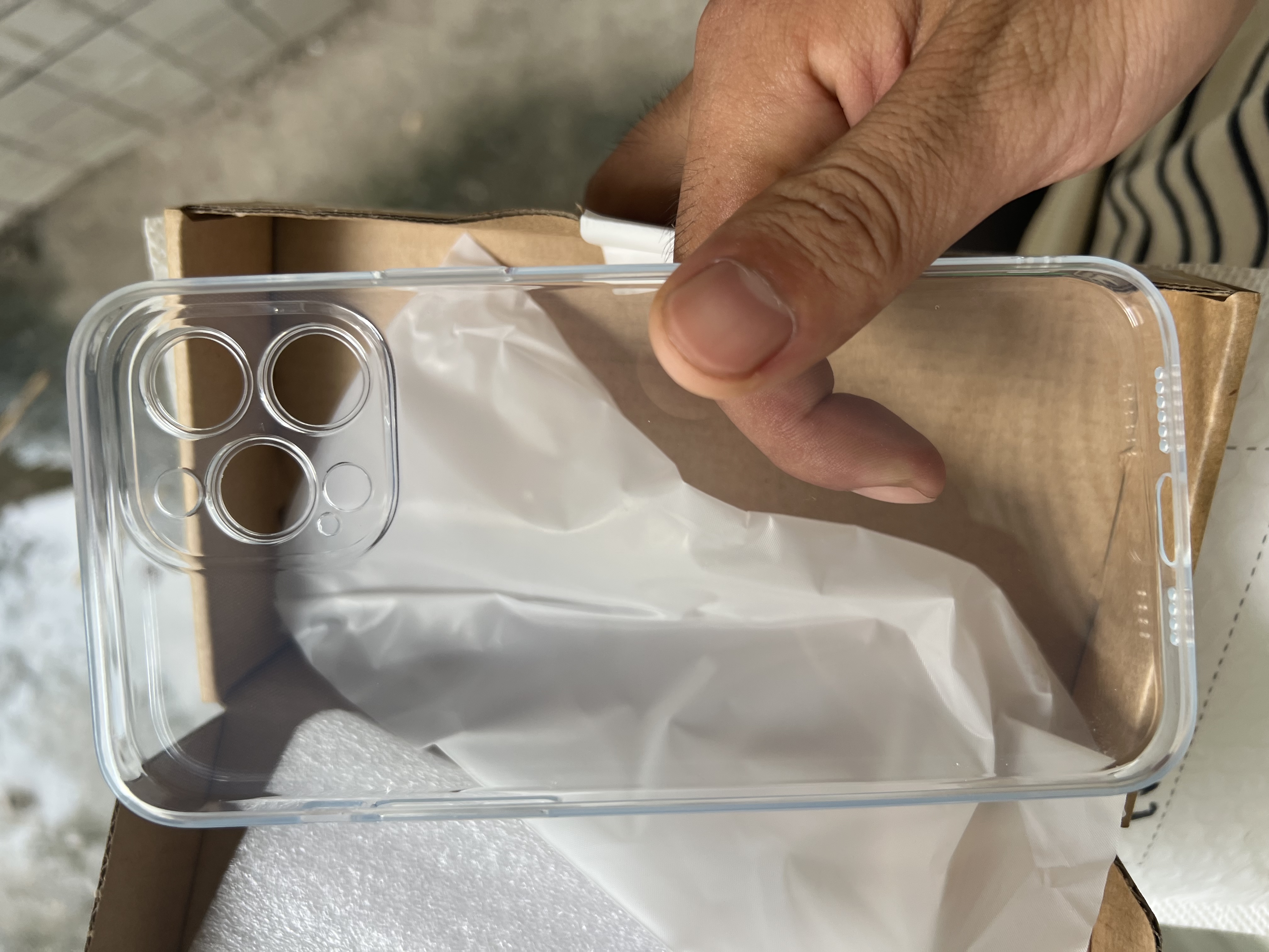 第一卫DIVI【全网热销百万】适用苹果13promax手机壳iphone13ProMax保护软套硅胶透明超薄气囊防摔 实拍图