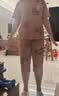 浪莎女士睡衣女夏季棉质短袖七分裤7A抑菌轻柔居家可外穿家居服套装 实拍图