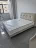 全友家居 茉伊真皮床1.8米x2米主卧室双人大床奶油风头层牛皮艺软包床 实拍图