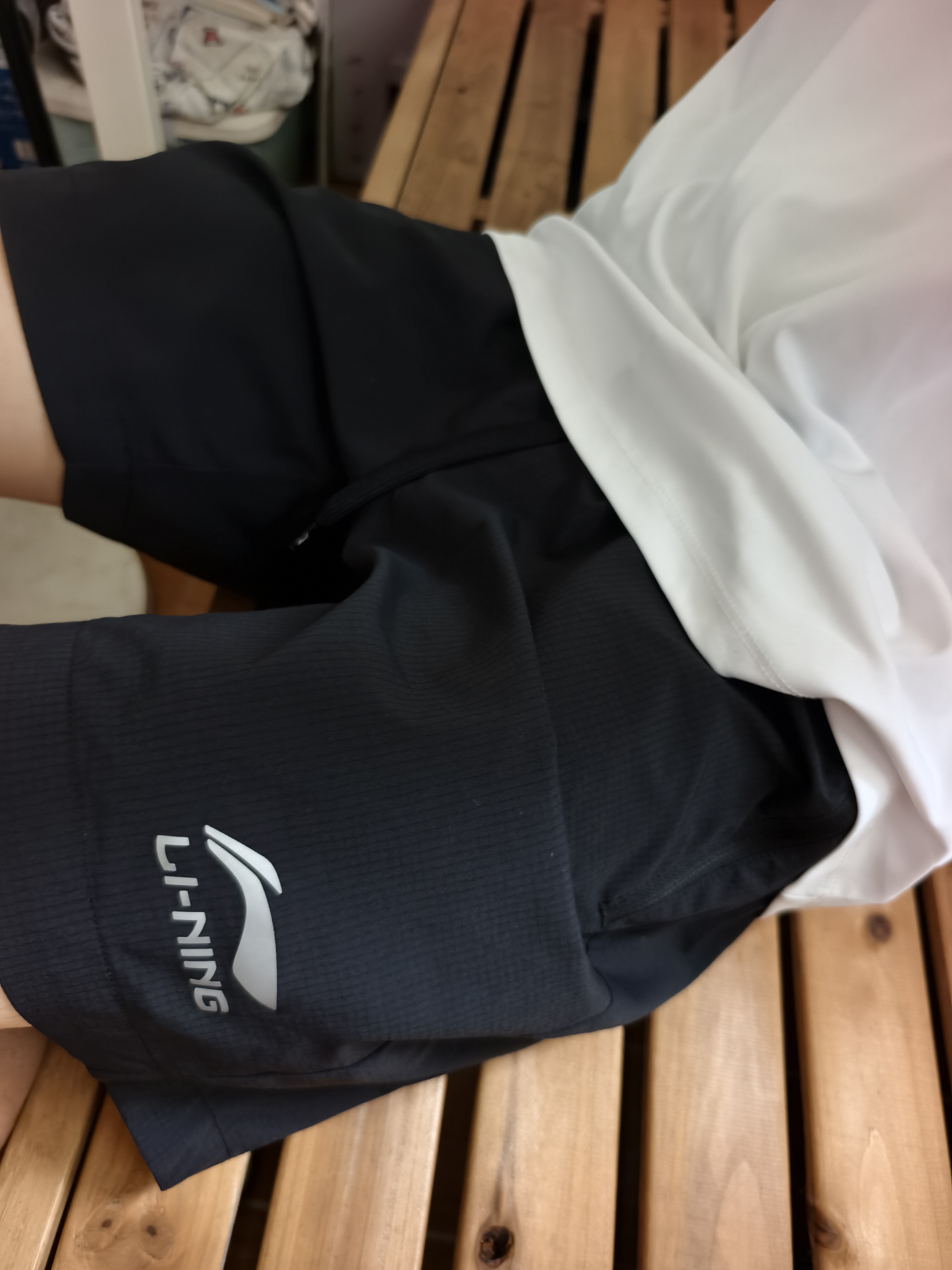 李宁（LI-NING）运动套装跑步男夏冰丝速干短袖短裤T恤足球篮球羽毛球健身训练服 实拍图