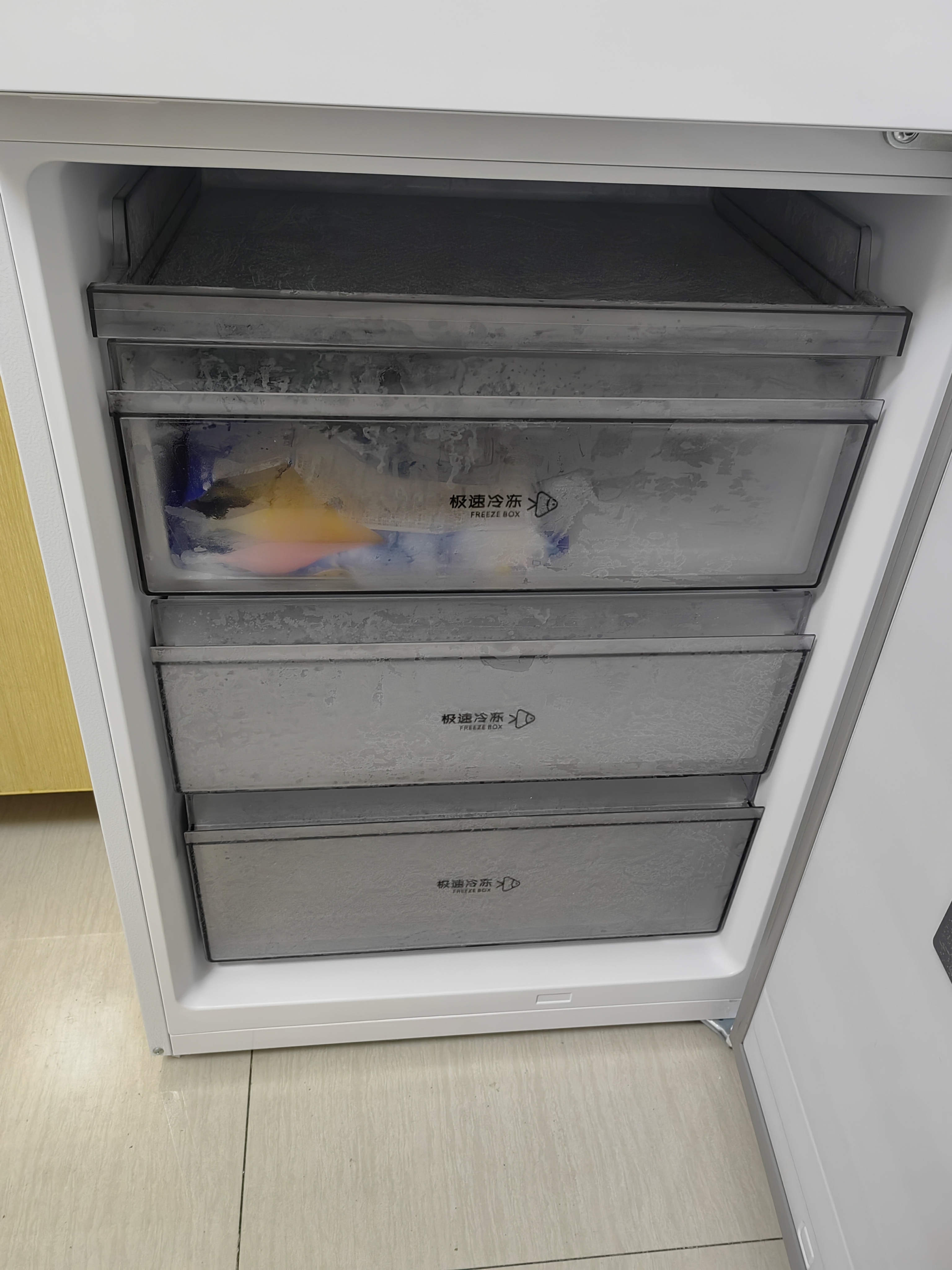 美菱冰箱无忧嵌402双门超薄零嵌小户型大容量拼接窄门一级节能低噪变频风冷无霜底部散热冰箱国家补贴 BCD-402WPCZX 雪域白 实拍图
