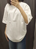 优衣库圆领T恤/短袖女装合作款483456 483456/70浅紫色 2XL 实拍图