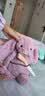 Jellycat害羞乳白色邦尼兔动物毛绒玩偶安抚玩偶娃娃送礼生日礼物 花布胭脂粉色邦尼兔（彻蕊） Medium 实拍图