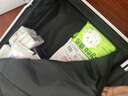 左汀行李箱铝框拉杆箱加厚结实抗压旅行箱登机箱大容量学生密码箱皮箱 烟白色【加厚板材 承重200斤】 26英寸 需托运，容量约76L，适合7-10天出行 实拍图