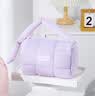 名创优品（MINISO）泡芙系列手提收纳包紫色 化妆包洗漱包出行便携收纳袋大容量 实拍图