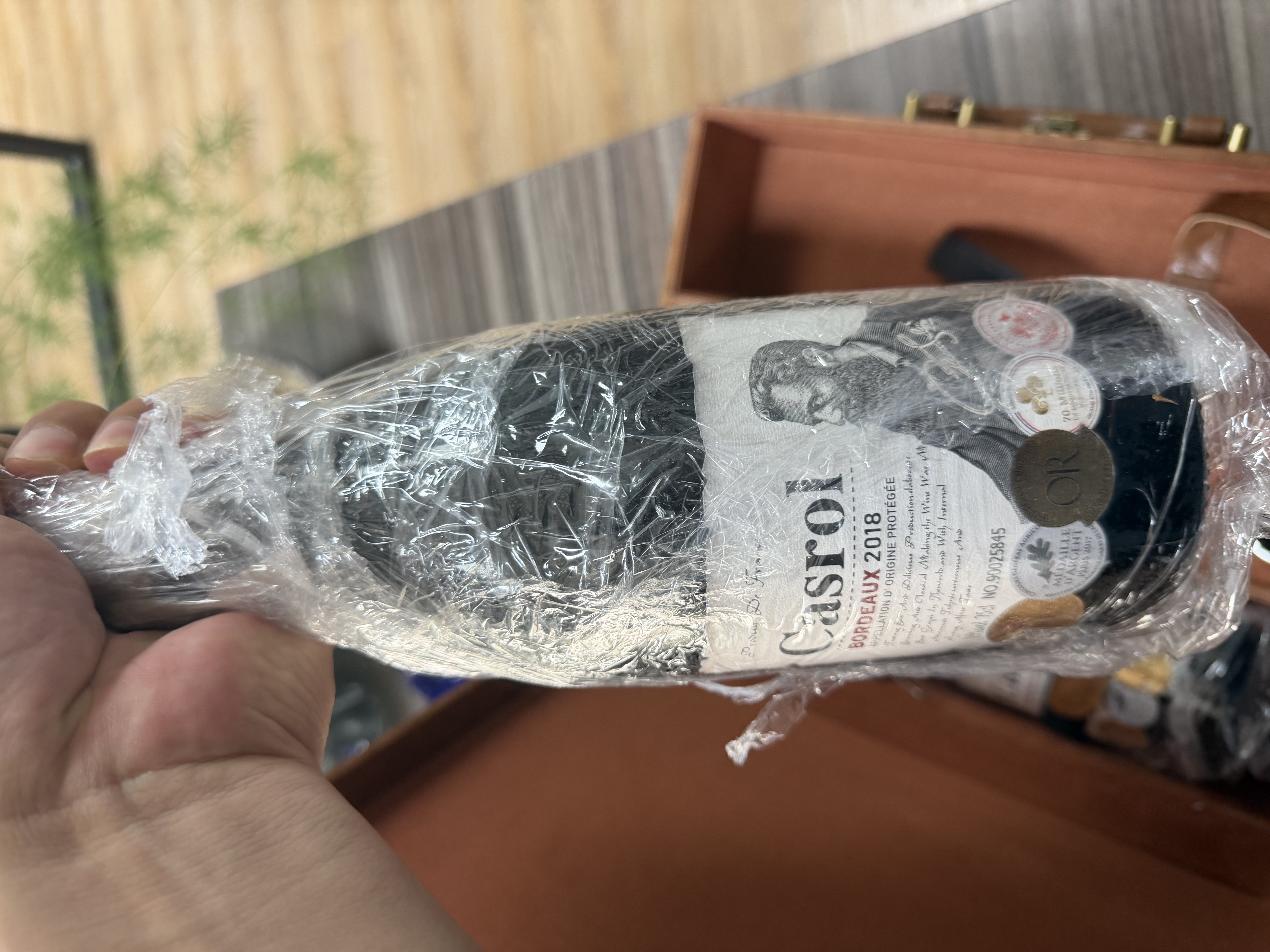 卡露传奇法国进口红酒15度波尔多AOC干红葡萄酒750ml*2瓶双支礼盒装送礼 实拍图