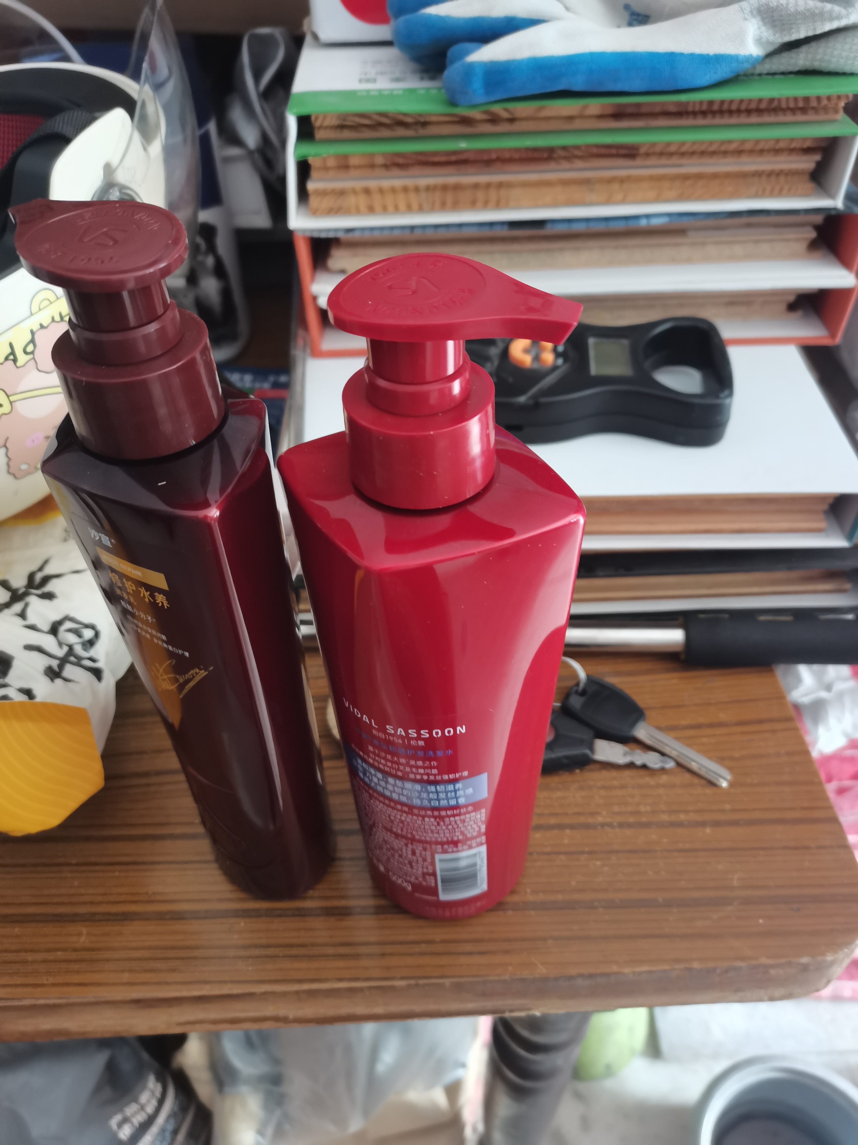 沙宣垂坠韧感洗发水500g修护水养护发润发乳400g蛋白滋养韧发套装男女 实拍图