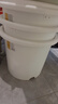 爱丽思（IRIS）Deepot花盆加厚树脂控根圆口绿萝绣球月季多肉发财树塑料加仑花盆 10号白色(口径约32.8cm)约15L 实拍图