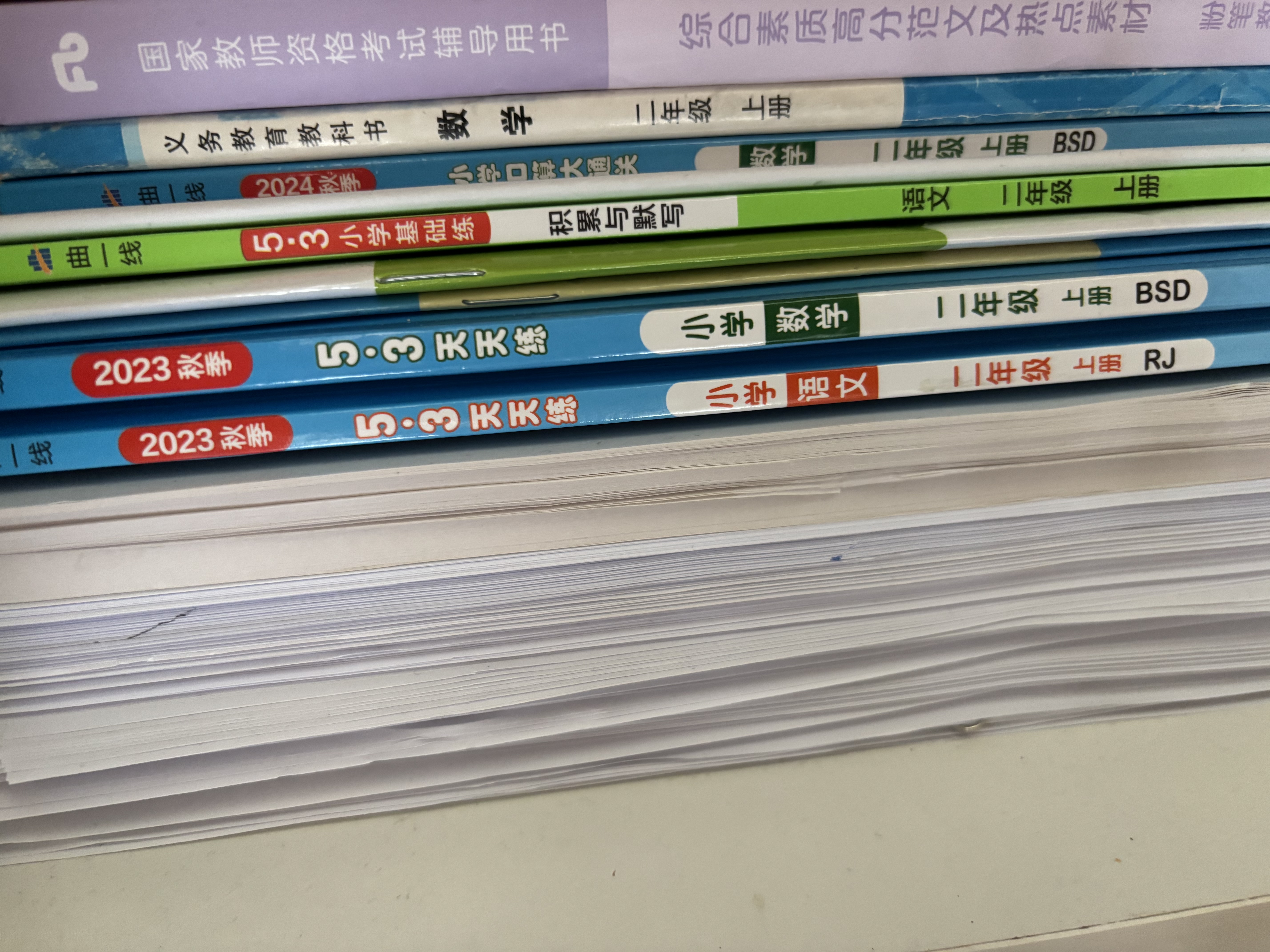 2026春53天天练小学语文二年级下册RJ人教版（便携版）五三天天练53天天练同步练习册活页练习作业本5.3天天练5·3天天练学霸培优学霸提优 实拍图