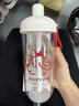 乐扣乐扣（LOCK&LOCK）夏天塑料儿童水杯奶茶杯Tritan带吸管户外提手男女杯子700mL红色 实拍图