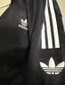 adidas复古风针织休闲运动立领夹克外套女秋季阿迪达斯官方三叶草 黑色（推荐选大一码）   L 实拍图