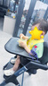 beedoll蓓兜儿童罩衣无袖宝宝吃饭围兜护衣反穿防溅衣夏天薄款 小熊+小兔 实拍图