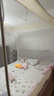 无印良品A类帐纱四角压脚式婴儿防蚊防摔围栏蚊帐三开门1.8×2米 强韧支架 实拍图