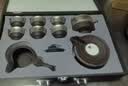 瓷牌茗茶具（cipaiming teaset）汝窑自动茶具套装家用懒人泡茶神器办公室会客功夫茶杯茶壶整套 紫砂竹韵自动茶具6杯-礼盒装 8件 实拍图