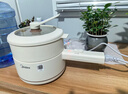 美的（Midea）电煮锅 小电锅 电蒸锅 宿舍小锅多功能锅辅食锅 1.6L学生寝室一体泡面小火锅电煮锅XZE2017 配蒸笼 实拍图